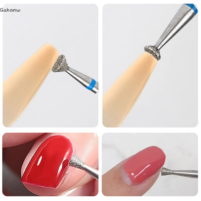 【WHB43】إزالة تلميع فن الأظافر، قرص طحن الأزيز T المطاحن، أداة مثقاب الأظافر الكهربائية الماسية، أداة مانيكير