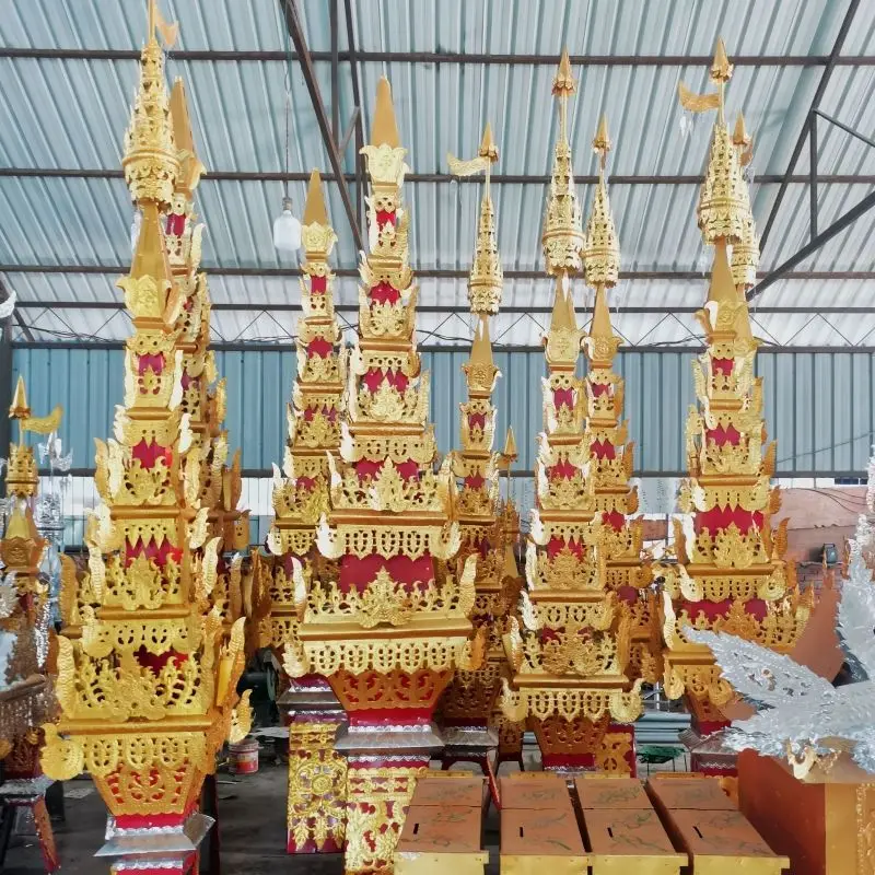 

South East Asia Temple Pagoda Iron Pagoda Gold