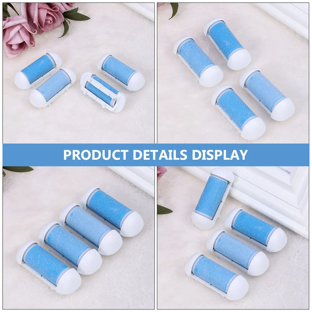 12 Pcs Pedicure Replacement Head Rollers Electronic Foot File Spare Refill Grinding Gh Supplies