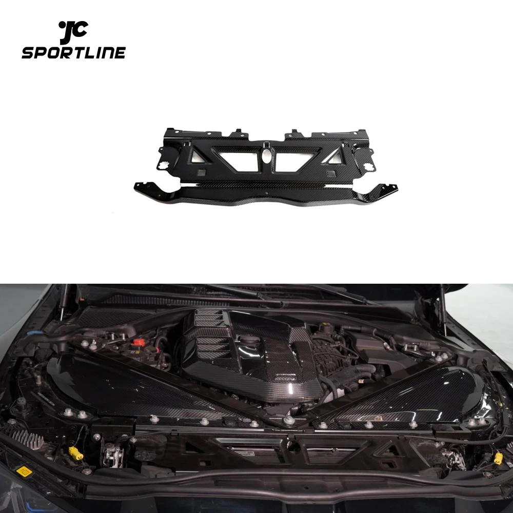 

G80 M3 Prepreg Carbon Fiber Car Water Tank Cover Decoration For BMW G82 M4 G83 M4 2021UP