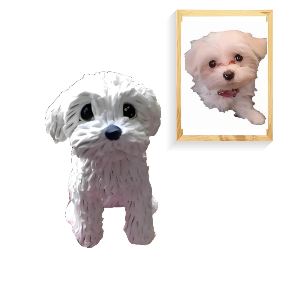 

Custom Personalized Dog&Cat Pet Bobblehead Figurine for Dog/Cat Lovers, Customized Sculpture Animal Statue Figure Memorial Gifts