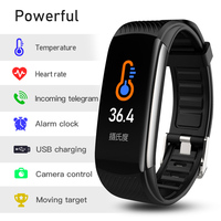 C6T Temperature Measurement Bracelet/Blood Pressure/Heart Rate/Blood Oxygen/Exercise/Health Monitoring Intelligent Bracelet