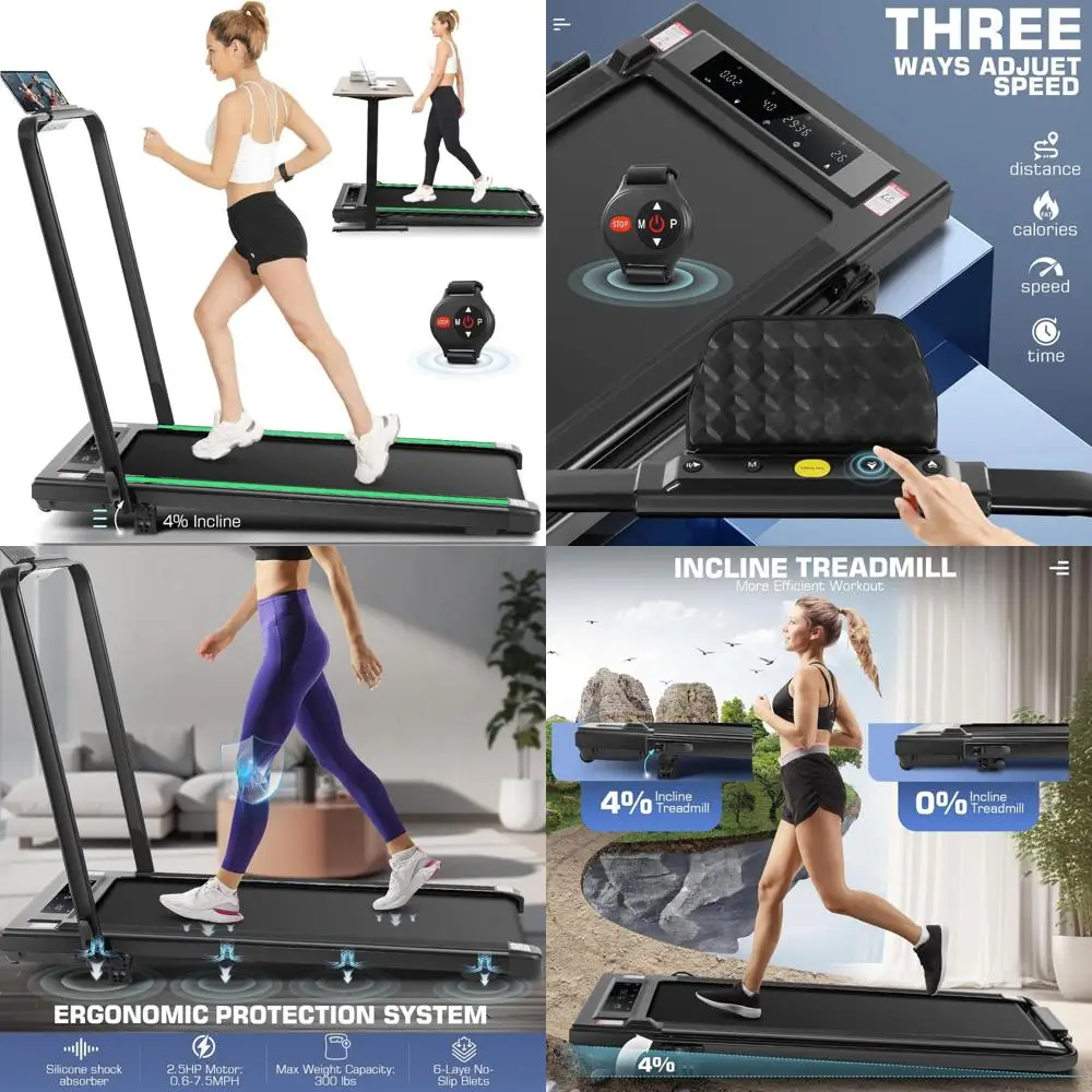 Cinta de correr plegable con 12% inclinación, 3,0 HP, capacidad de 320 libras, almohadilla ancha para caminar, fácil plegado, equipo de ejercicio de alta capacidad