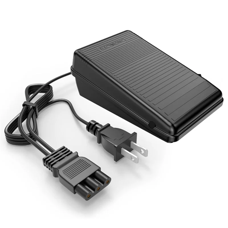 Reemplazo del cable de alimentación del Pedal AB33-Foot para máquina de coser Janome para Janome 033770217 Hd1000 Hd3000 128 2212 7318 enchufe estadounidense