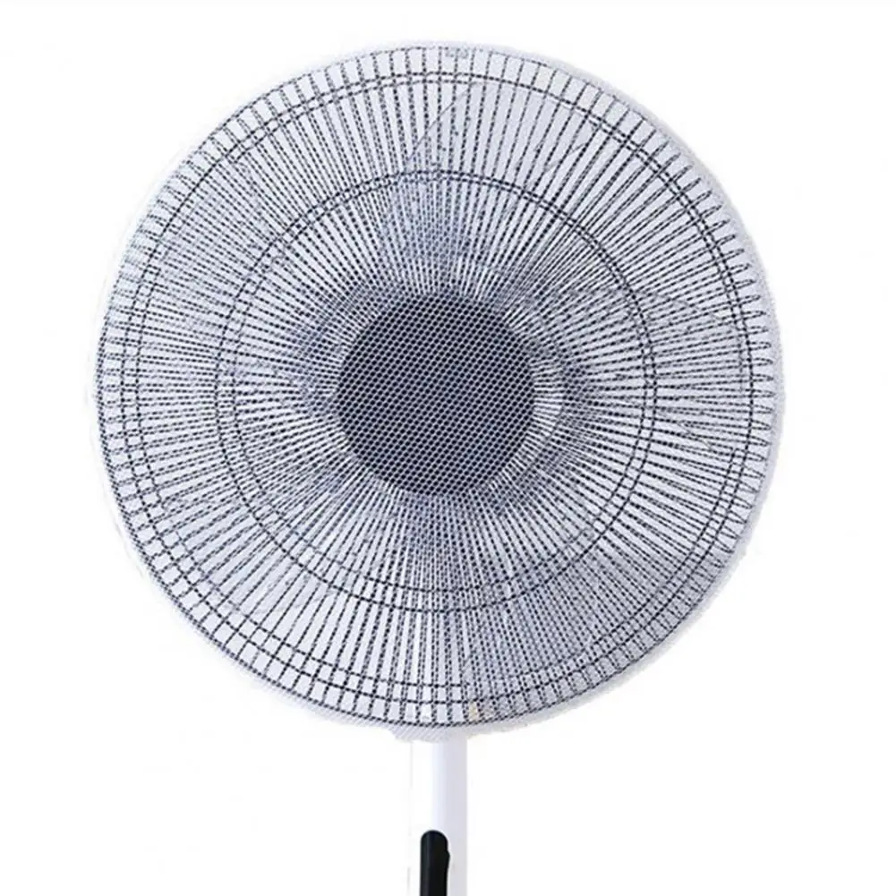 Durable Fan Protection Cover Foldable Fan Cover Front Back Wrapped Anti-pinch Hand Thick Mesh Finger Protector Fan Guard