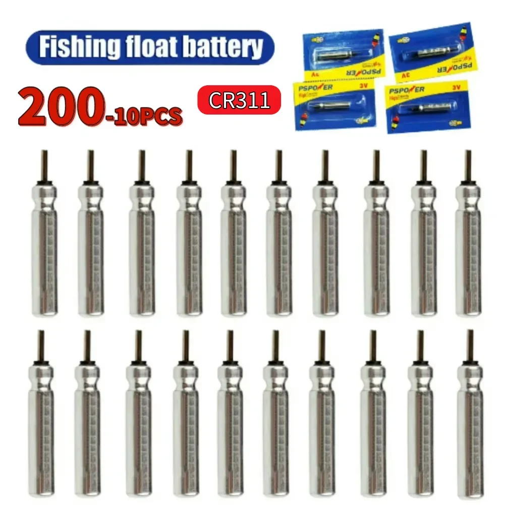 充電式電気電池浮き釣り明るい電気電池リチウムピンcr311
