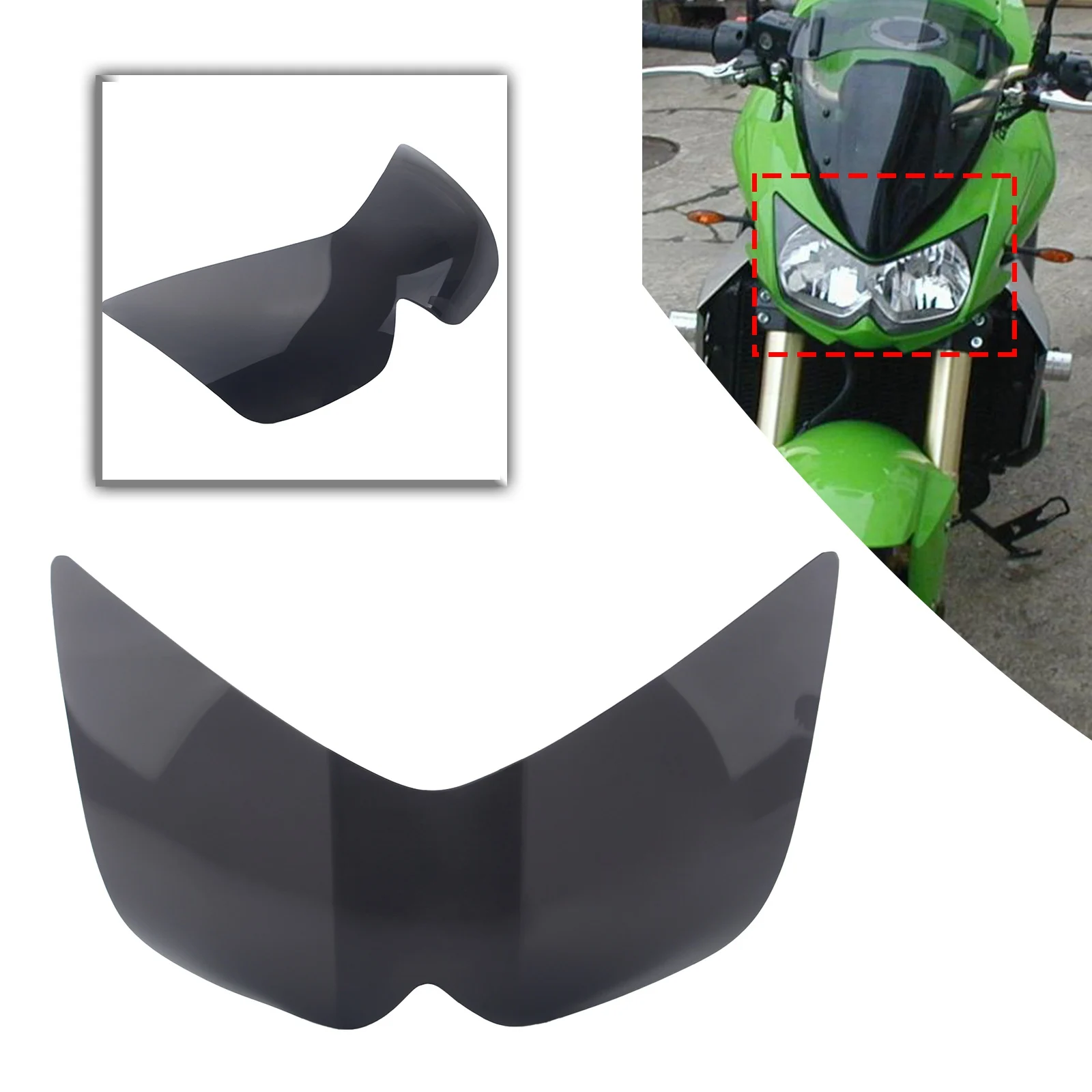 For Kawasaki Z1000 2003-2006 Motorcycle Headlight Film Sticker Clear Protective Film