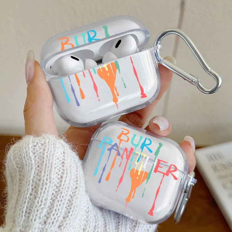 

Colorful Paint Design Headphone Cover for Airpods 1/2 3 4 Lovely Earphone Case for Airpods Pro 2 and Pro Wireless Charging Box