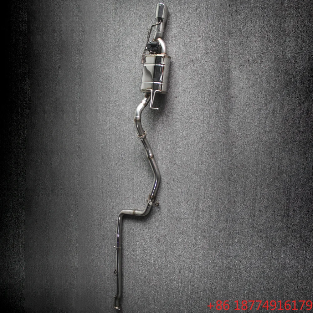 

High Performance OBM MM SS304 Catback for PAJERO 3.0/3.8 2006-2021 with Muffler Valve Exhaust System