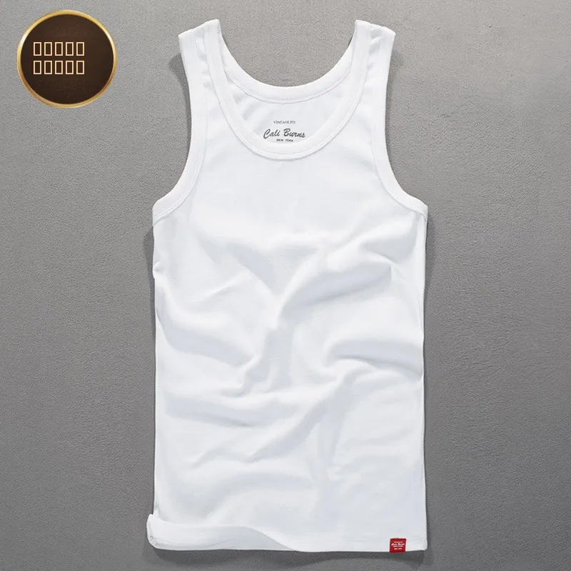 

Мужской облегающий жилет из чистого хлопка Spor Svel, молодежный хлопковый базовый слой, простой универсальный летний уличный жилет