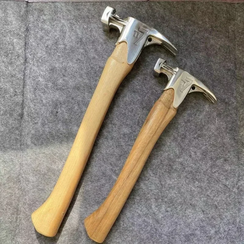 Woodworking Nail Hammer Hardware Household Iron Integrated Claw Hammer Tools Labor-Saving Anti-Skid Multifunctional Manual Tool