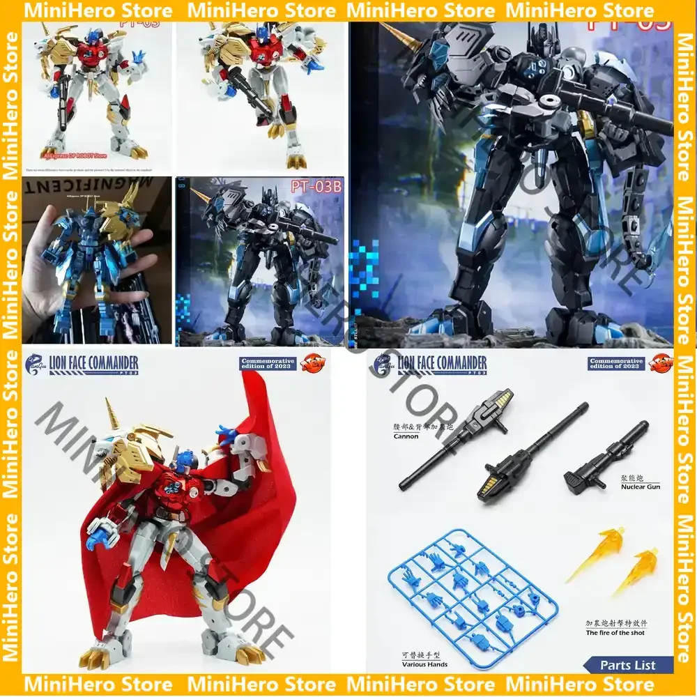 

В наличии Оригинальная фигурка PANGU MODEL PT-03 Black LION FACE COMMANDER Lio Convoy, масштаб 1:12, из ПВХ и сплава, для демонстрации