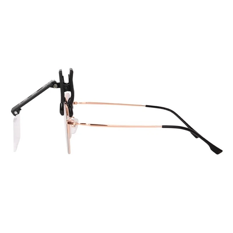 Glass with Clip for Reading Wooden Horse-Type Surgical Magnifier