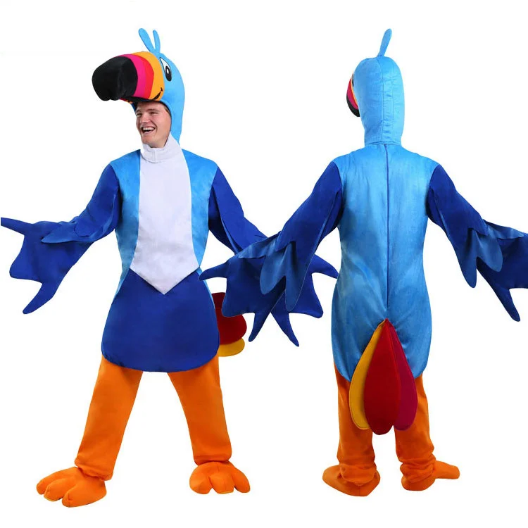 Halloween cosplay animal pássaro toucan trajes de conto de fadas drama palco desempenho traje carnaval festa cosplay traje