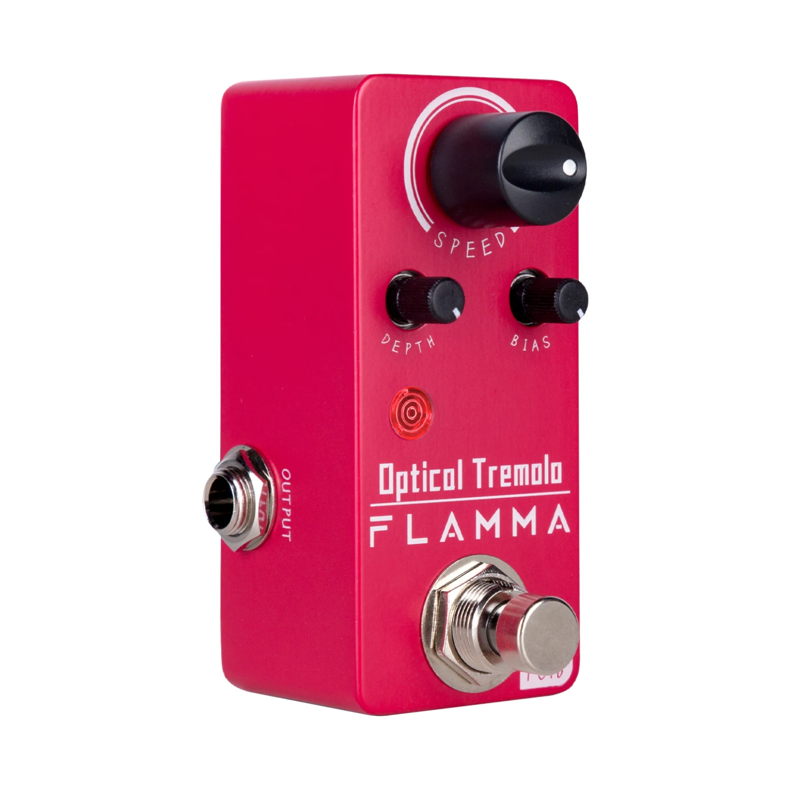 FLAMMA FC16 Optical Tremolo Guitar Effects Pedal Classic Optical Tremolo Effect Compact Size True Bypass Circuit