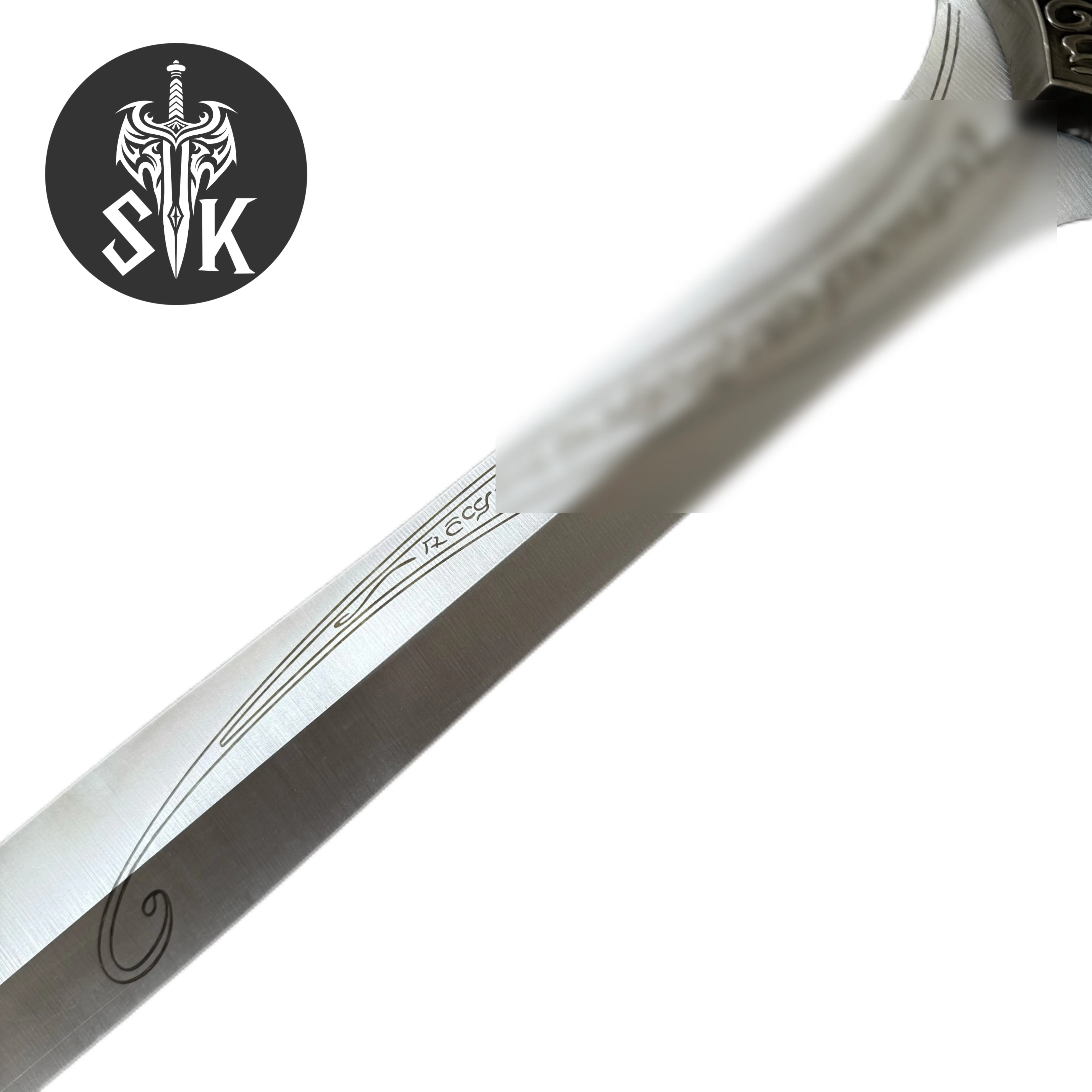 Colección de cosplay de Elf Short Sword Metal de 29 pulgadas