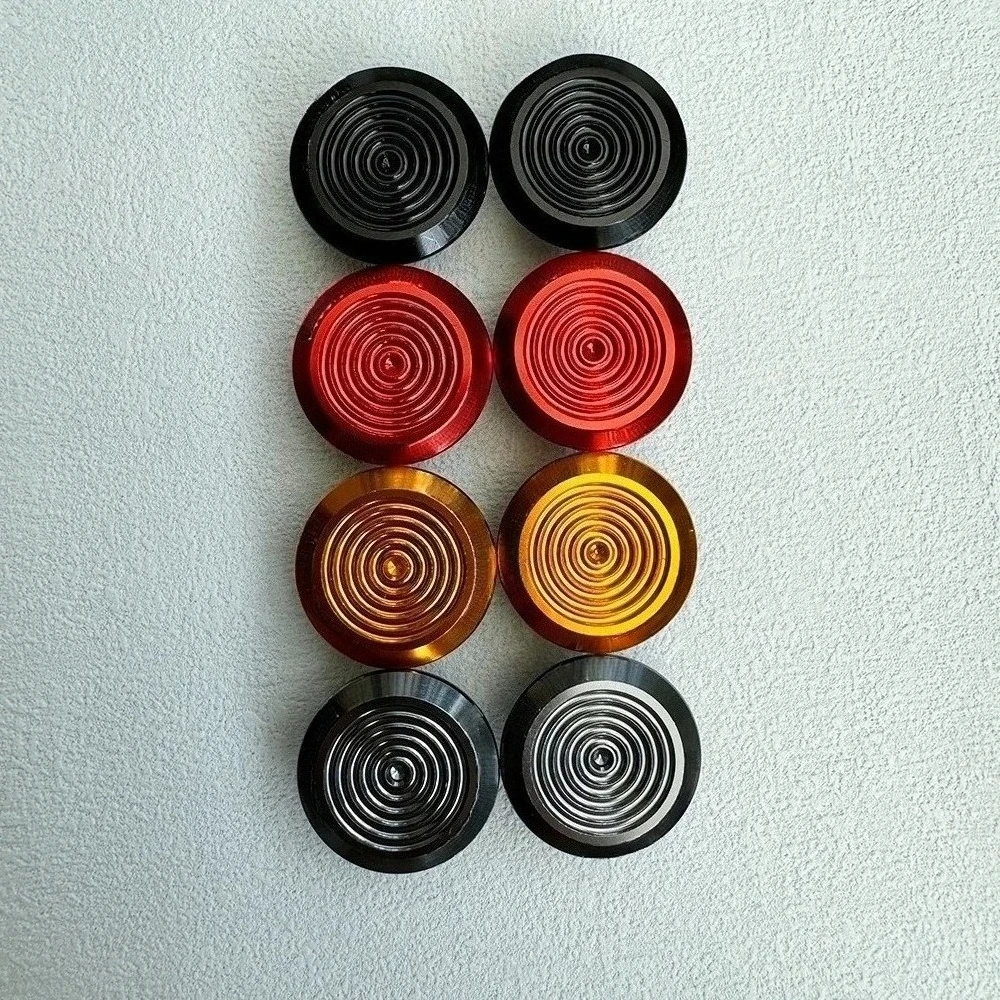 Fahrrad-Headset-Kappe, Aluminium 7075, Kopfkappe, Headset-Zubehör, extra leicht, CNC-gefräste Oberseite und Titanschraube, Vorbaukappe, Fahrradteil – Detail 10