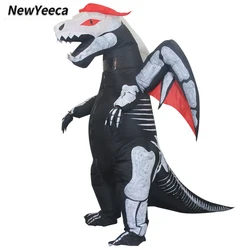 New Zombie Rib Dragon inflatable suit Animal Costume Cosplay Cartoon Figure Performance Holiday Halloween Party Outdoor Fun Prop