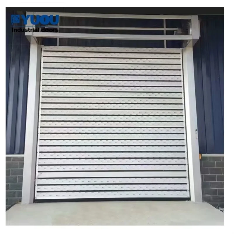 Customized Hard Rigid Aluminum Alloy Energy Efficient Fast Opening Spiral High Speed Door