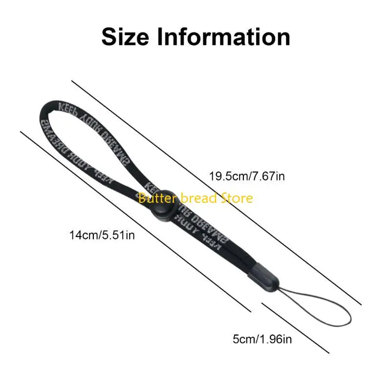 하이킹 자전거 대형 안티 드롭 보안 여행을위한 W89C 스마트 폰 끈 테더 스트랩 코드