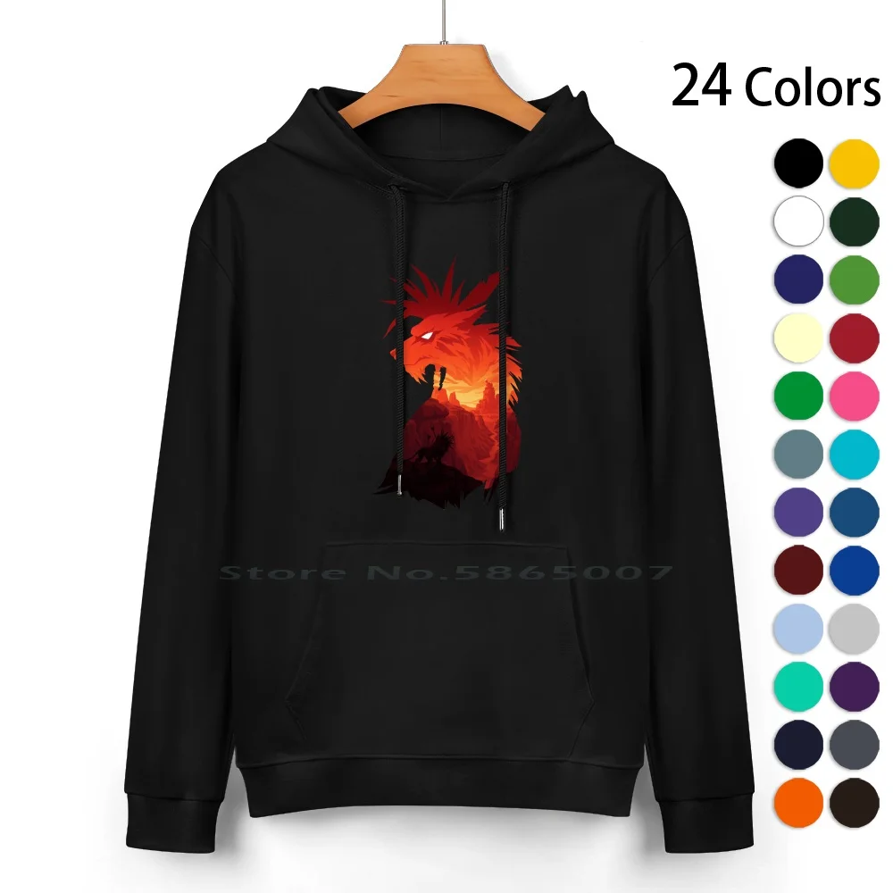 The Guardian Black Cotton Hoodie Sweater 24 Colors Red Xiii Red 13 Final Fantasy Vii Final Fantasy 7 Nanaki Seto Cosmo Video