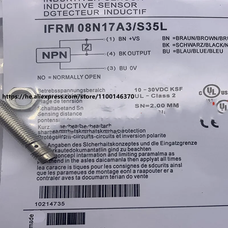 

3Pcs New High Quality proximity switch IFRM 08N37A1/S35L IFRM 08P37A1/S35L