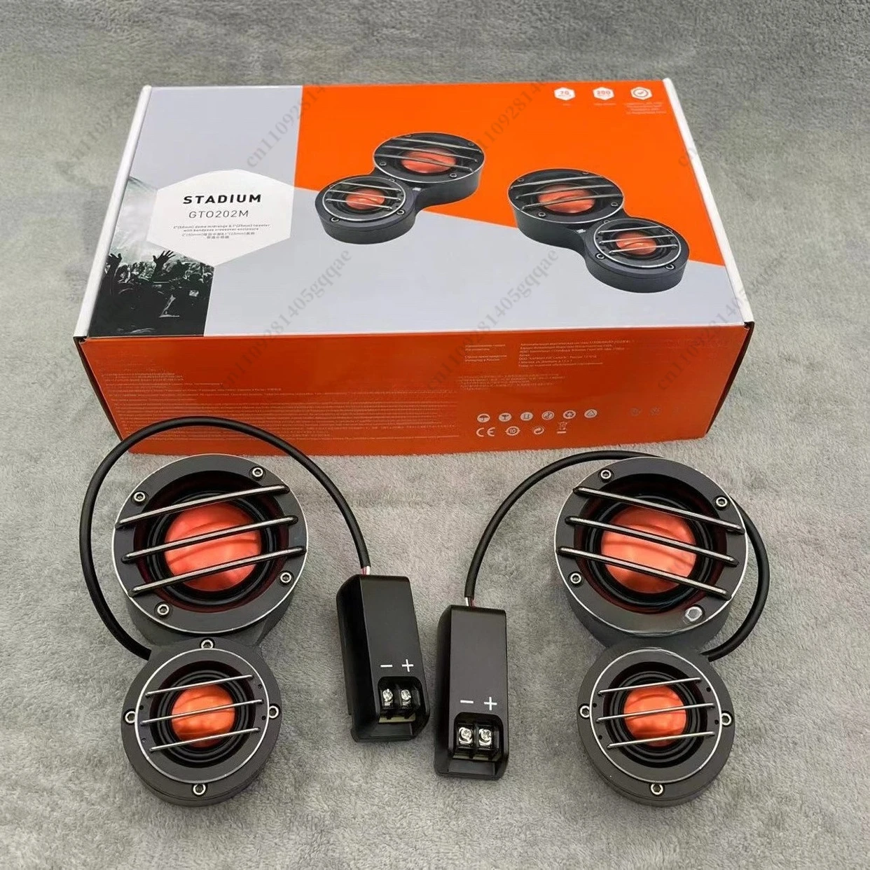 Car Audio MK2.5 3.5 Inch Mid-range + 2.5 Inch Tweeter Integrated Speaker