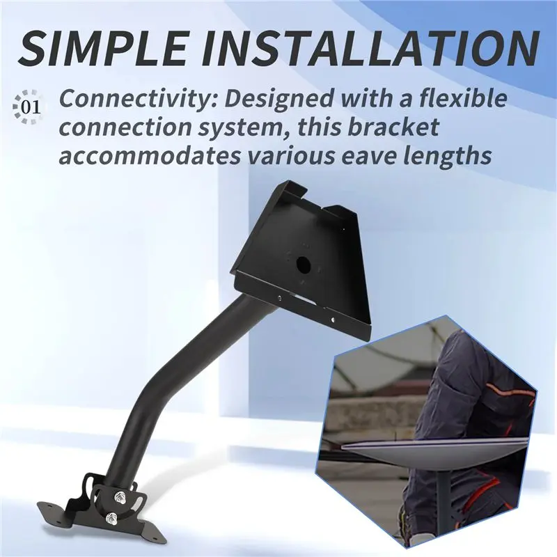 24-Hour Delivery Wall Mounted Bracket Kit For Starlink V3 Satellite Receiver Bracket Mounting For Better Signal