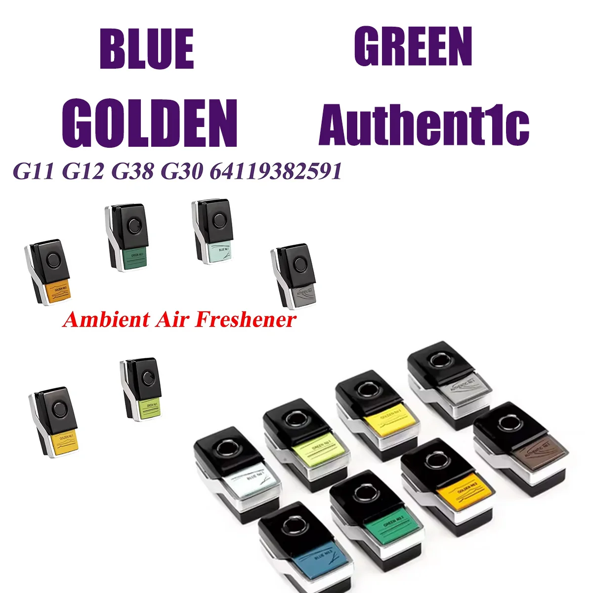 

64119382591 Набор освежителей воздуха для BMW G11 G12 G38 G30, диффузор, парфюмерная система ароматизации, заправка
