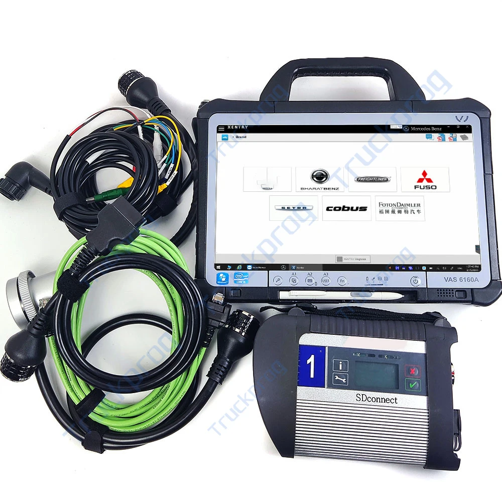 CF D1 Tablet for Ben-z MB STAR C4 Multiplexer SD Connect Xentry DAS WIS EPC for Truck Car Bus Diagnostic Tool