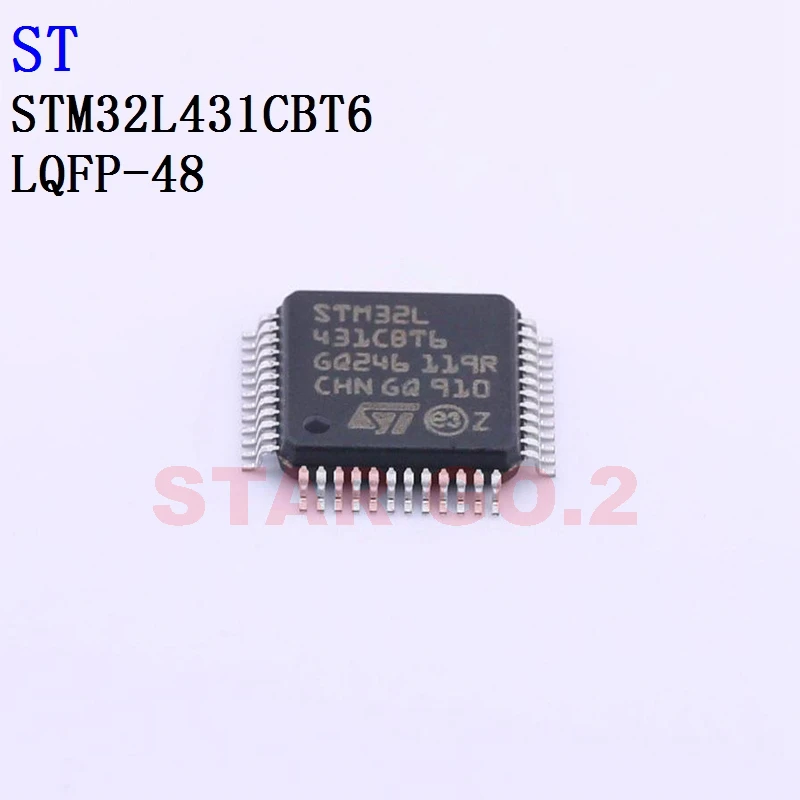 

5 шт., микроконтроллер STM32L431CBT6 LQFP-48 ST