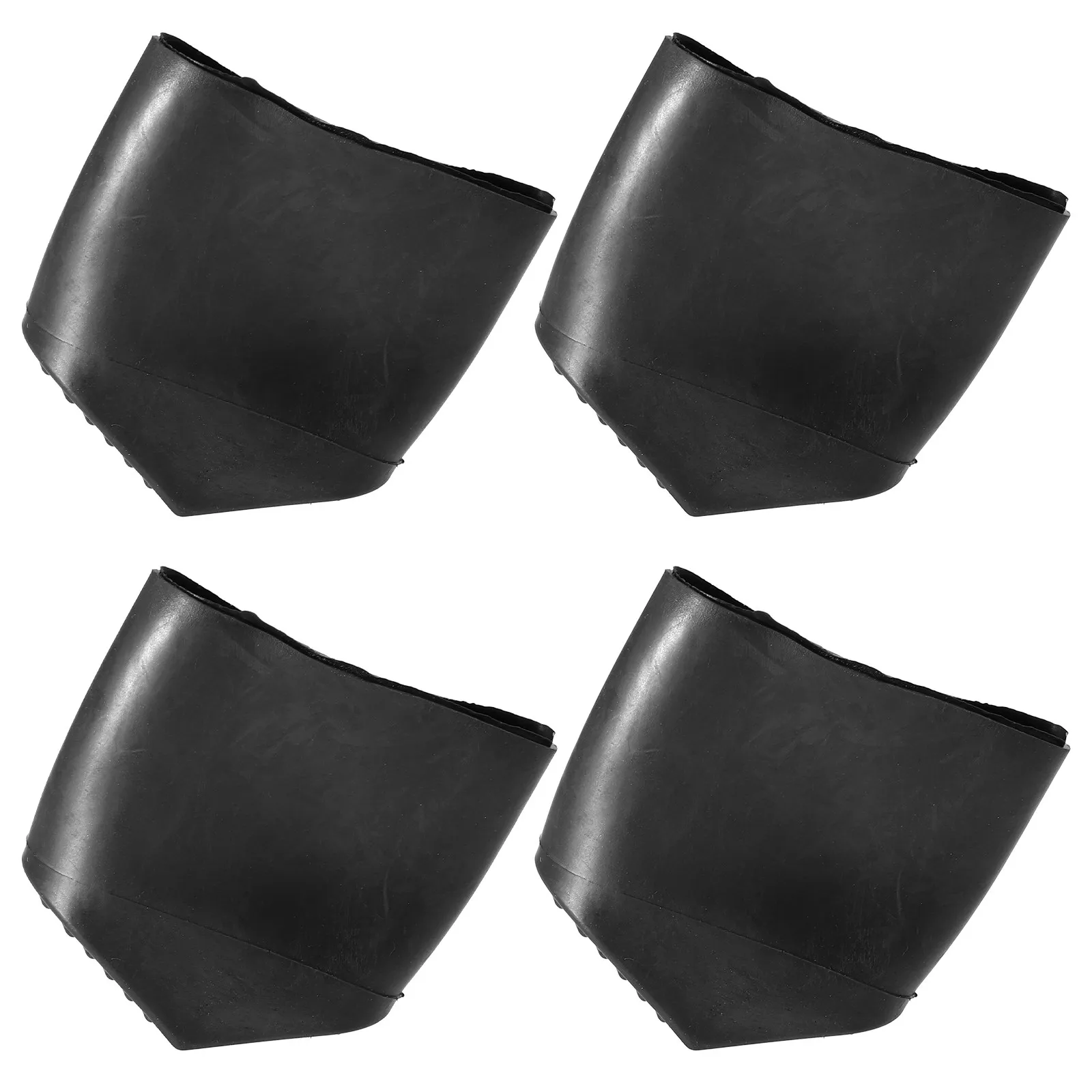 4Pcs Professional Non-Skid Ladder Feet Protectors Rubber Base Pad for Folding Telescopic Ladders Floor Scratch