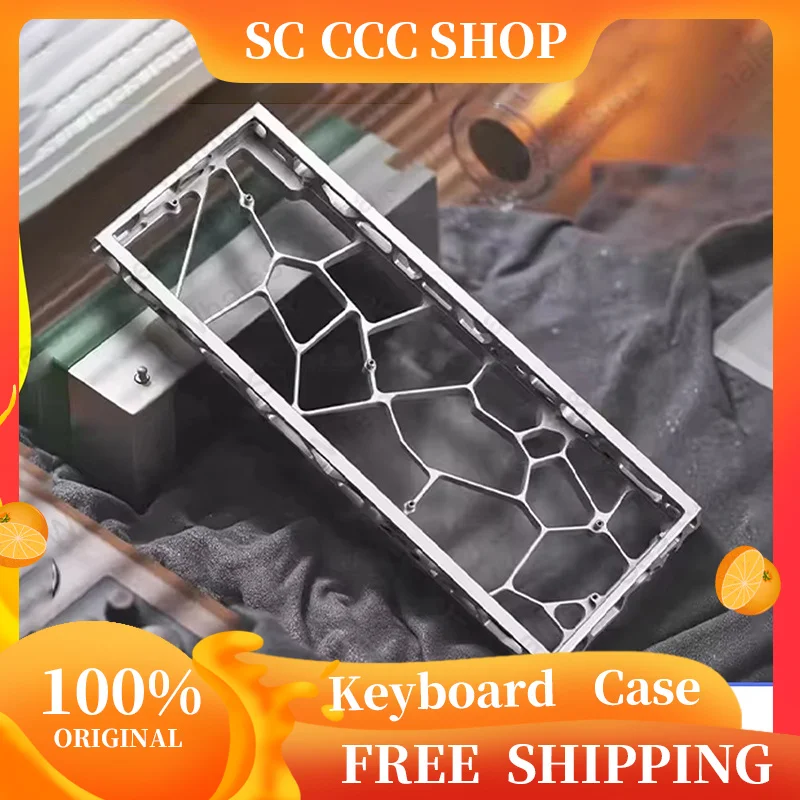 

Holy60 Wooting, 60% раскладка клавиш, алюминиевый чехол для клавиатуры, совместимый с аксессуаром для игровой клавиатуры Mad Raven61 Aula Win60 GT60