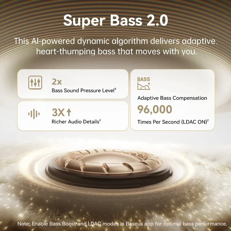 BASEUS MC1 Pro Open-Ear Wireless Earbuds Bluetooth 6.0