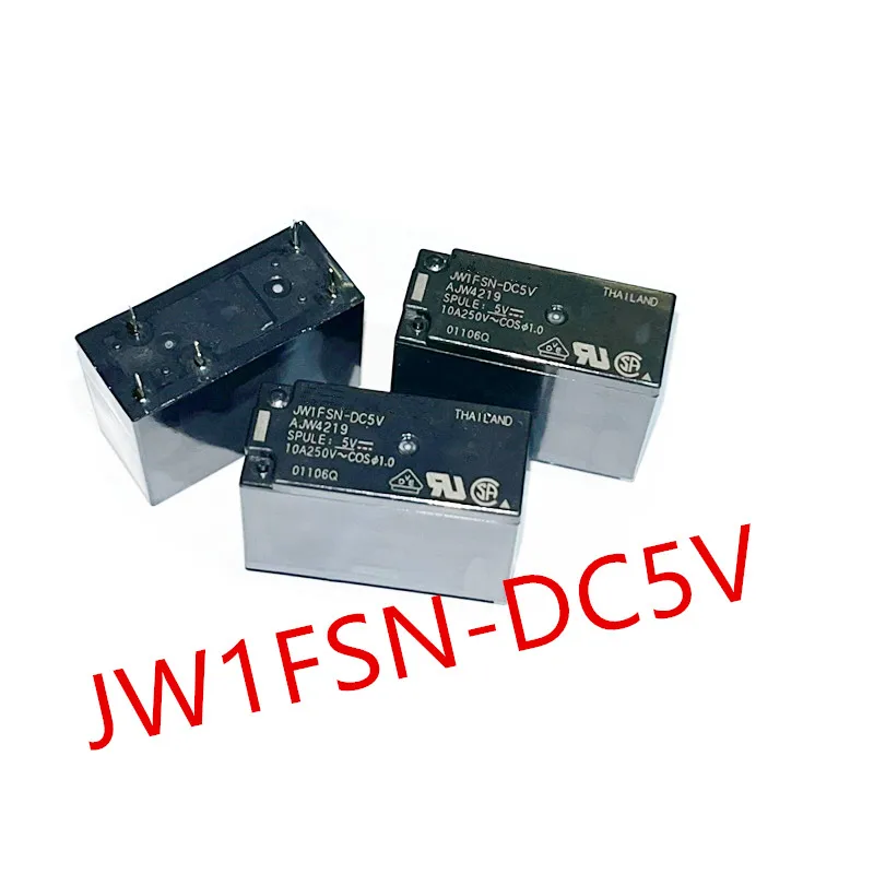 10 Stück JW1FSN-DC12V, JW1FSN-DC24V, JW1FSN-DC5V DIP-5 10A Neues Leistungsrelais JW1FSN-12V, JW1FSN-24V