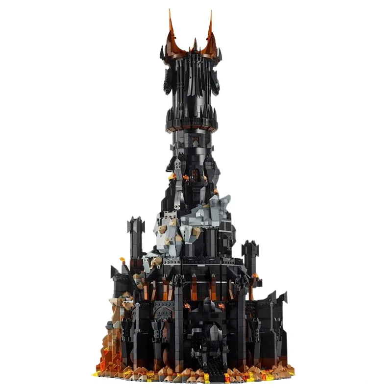 406 PCS Star Battle The Eye of Sauron Architecture MOC Customize Modular Building Block Educational DIY Boys Assembly Toy Gift