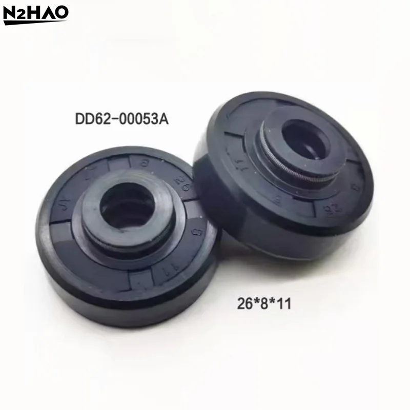 1PCS Rubber DD62-00053A Dishwasher Motor Sealing Gasket Shaft Oil Seal 20C258 N7551 26*8*11MM For Most Brands Dishwasher