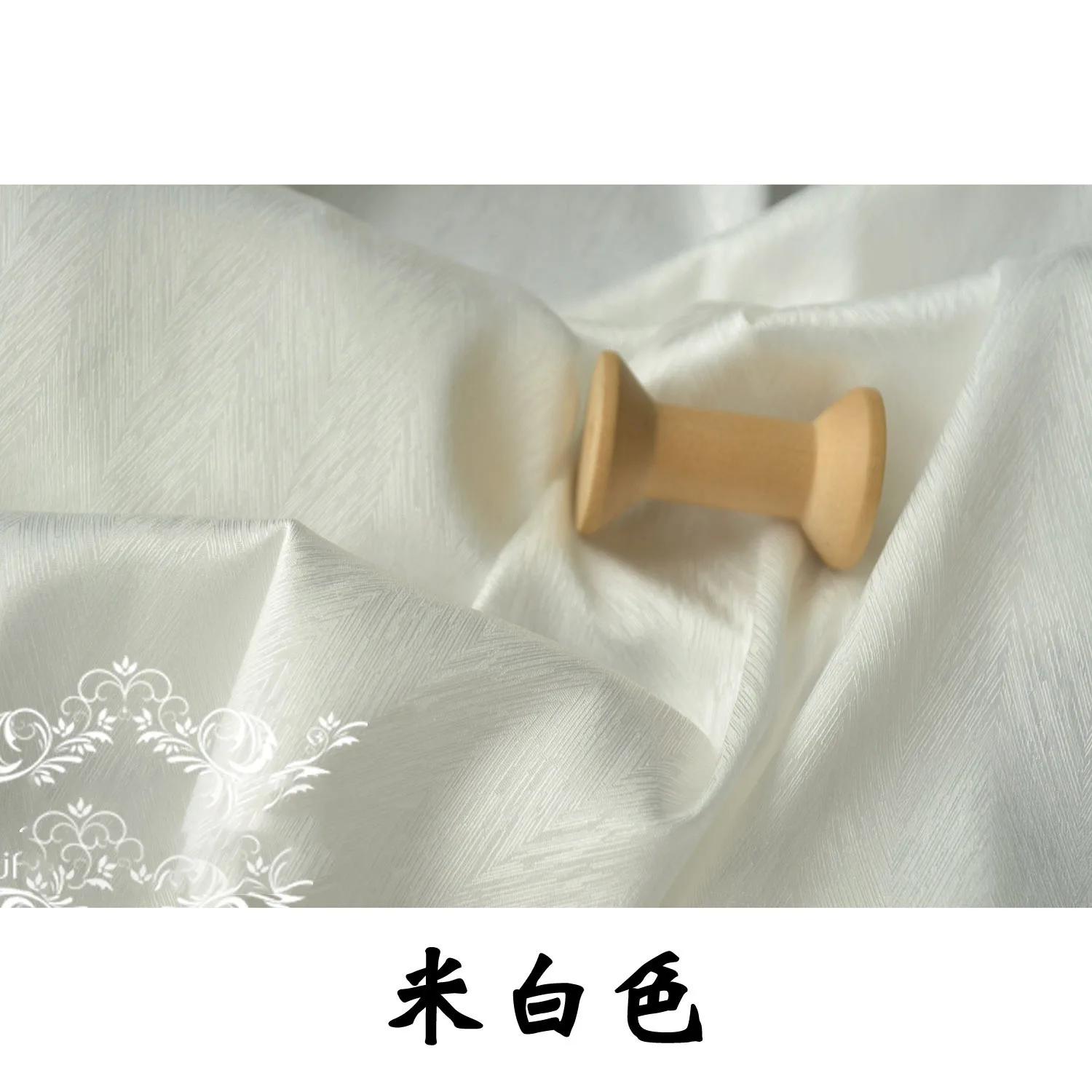 متعرجة الجاكار نسيج الساتان مادة محكم أنيقة لفستان الزفاف ثوب مسائي ملابس رسمية خياطة DIY بها بنفسك الخياطة