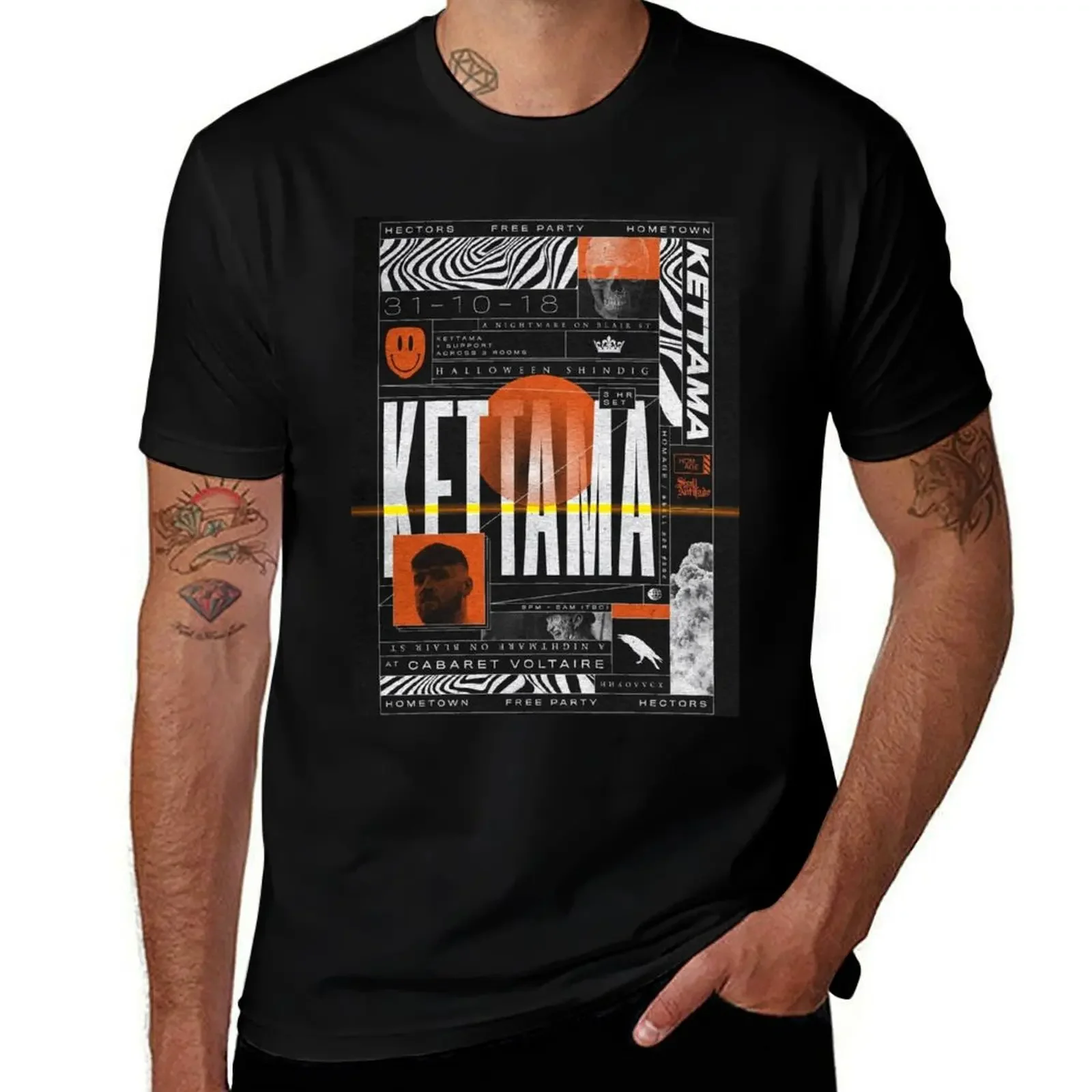 Kettama event poster T-Shirt for a boy Blouse mens t shirt graphic