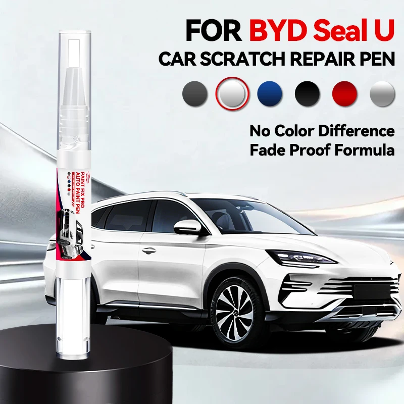 

Ручка-корректор для ремонта лакокрасочного покрытия BYD Seal U 2023-2025: удаление царапин, аксессуары для авто, цвета: черный, белый, коричневый, синий, серый, желтый, красный