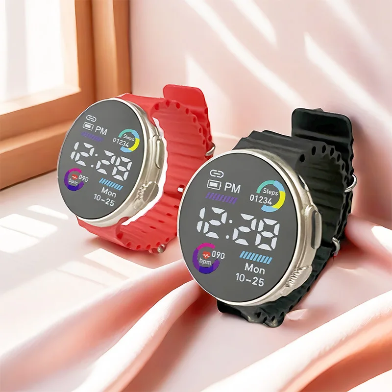 ساعة أطفال ذات طابع بحري الأكثر مبيعًا مع إضاءة خلفية LED رياضية رقمية مقاومة للماء لطلاب الأطفال بالجملة