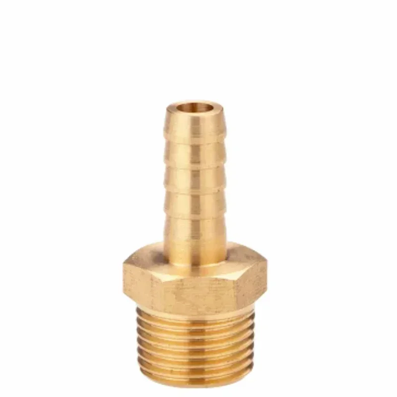 Brass Hose Fitting 4mm-19mm Barb Tail 1/8\