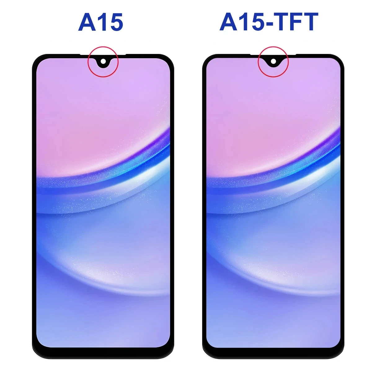 Schermo TFT per Samsung Galaxy A15 A155F Display Lcd Touch Screen per Samsung Galaxy A15 5G A156B sostituzione dello schermo con cornice