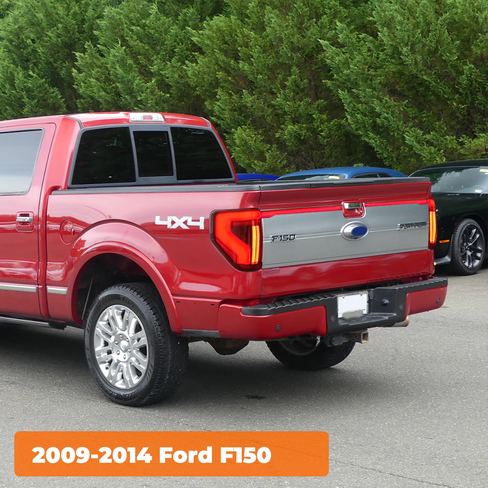 

For Ford F-150 2008-2014 Dynamic LED Tail Lights, Sequential Animation Taillamp Assembly, Plug & Play