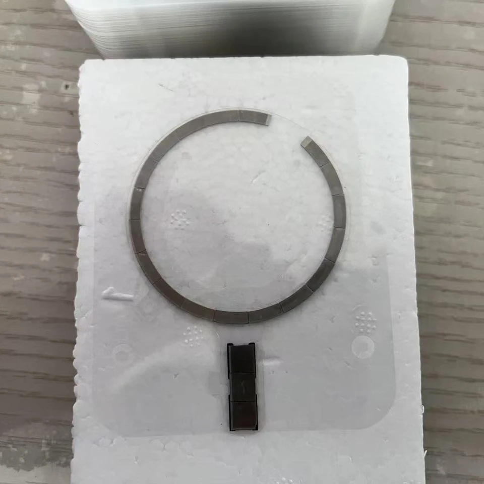 1 pz 5 pz Cover Posteriore Custodia Magsafe Anello Magnetico Caricatore Senza Fili Per iPhone 12 mini 13 Pro Max 14 15 Plus Riparazione