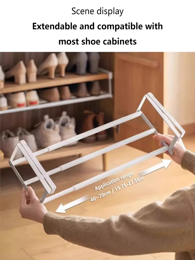 Scalable Shoe Rack Home Shoe Cabinet Layered Partition Shoe Holder Hanging Basket Storage Organizing Rack Saving Space New