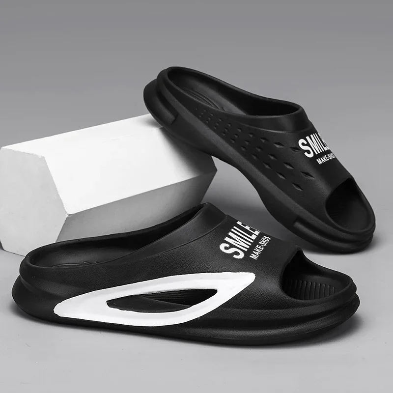 

Slippers Men's Sandal New Summer Sneaker Slippers Women Thick Bottom Platform Slides Soft Eva Home Slippers Casual Beach Shoes