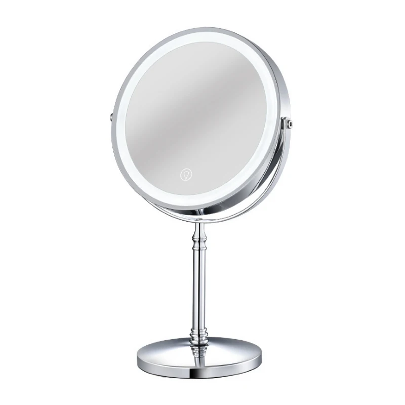 Lighted Makeup Mirror 10x Magnification 8 Inch Double Sidedechargeable Vanity Mirror Cosmetic Mirror With Touch Control Mirror