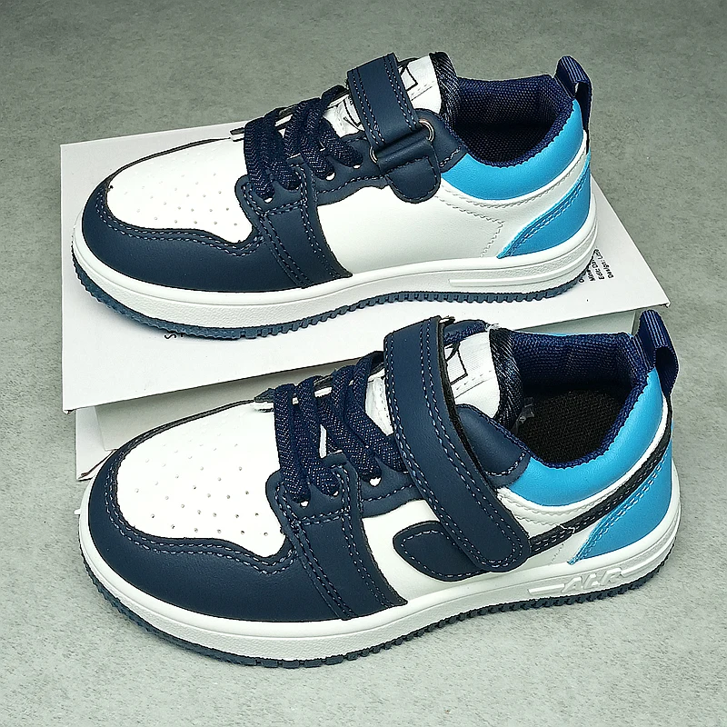 

New Autumn and Winter Children's Shoes Low-top Leather Casual Board Shoes for Girls Boys and Students Versatile Sports Shoes