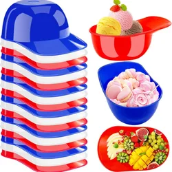 1SET Baseball cap ice cream bowl creative children's tableware candy bowl ice cream bowl FOR MLB league models salad